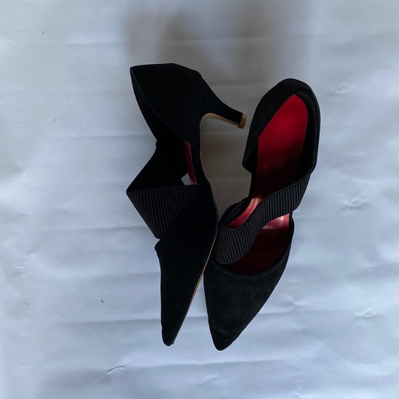 SHEIN Black fabric low heels, pumps, court shoes, kitten heels - Picture 2 of 6